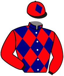 casaque portée par Bachelot T. jockey du cheval de course TRINITY, information pmu ZETURF