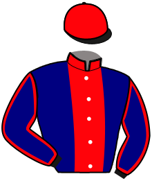 casaque portée par Bekaert D. jockey du cheval de course MELODIE D'HOULBEC, information pmu ZETURF