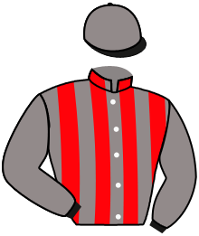 casaque portée par Bayle F. jockey du cheval de course LA LOIRE, information pmu ZETURF