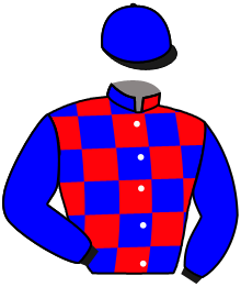 casaque portée par Bouajib Nat. jockey du cheval de course LA GAZELLE, information pmu ZETURF