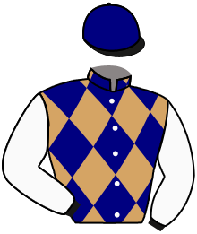 casaque portée par Claudic J. jockey du cheval de course LEGENDE ALLEN, information pmu ZETURF