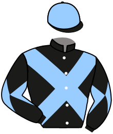 casaque portée par Werle A. jockey du cheval de course MAMINOA, information pmu ZETURF