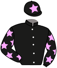 casaque portée par Trullier T. jockey du cheval de course RUSSIPANT FAL, information pmu ZETURF