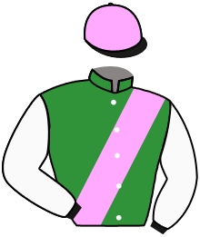 casaque portée par Murphy O. jockey du cheval de course JONQUIL, information pmu ZETURF