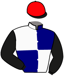 casaque portée par Giard F. jockey du cheval de course ISSU DE CORTEM, information pmu ZETURF