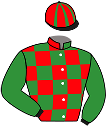 casaque portée par Perron N. jockey du cheval de course KENAVO CHANTEREINE, information pmu ZETURF