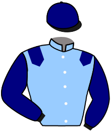 casaque portée par Vandamme Luc. jockey du cheval de course SUPERKAP, information pmu ZETURF