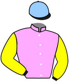 casaque portée par Protti Mar. jockey du cheval de course CAVATINA, information pmu ZETURF