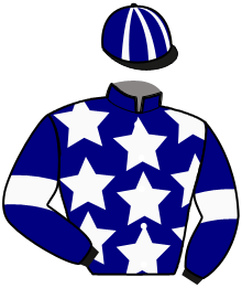 casaque portée par Voisin A. jockey du cheval de course MO CUISHLE DESTHER, information pmu ZETURF