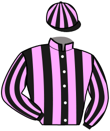 casaque portée par Ricart J. Y. jockey du cheval de course KRISTO BOURBON, information pmu ZETURF
