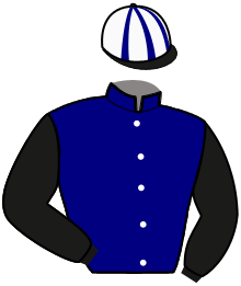 casaque portée par Abrivard A. jockey du cheval de course KEEP TIME, information pmu ZETURF