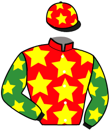 casaque portée par Martin G. jockey du cheval de course ISIS DU LEARD, information pmu ZETURF