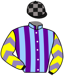 casaque portée par Barzalona M. jockey du cheval de course GENERAL CHOP, information pmu ZETURF