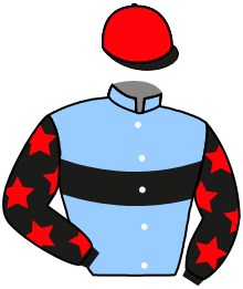 casaque portée par Crastus A. jockey du cheval de course SEONA, information pmu ZETURF