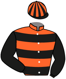 casaque portée par Bachelot T. jockey du cheval de course ILLUSION MACHINE, information pmu ZETURF
