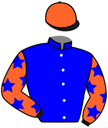 casaque portée par Trullier T. jockey du cheval de course MISTER JULES, information pmu ZETURF