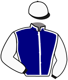 casaque portée par Guenet Mme B. jockey du cheval de course HARLEY DU CHERISAY, information pmu ZETURF