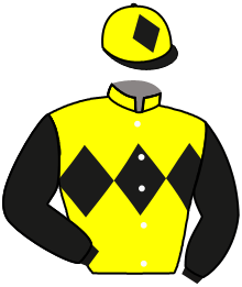 casaque portée par Bureller E. jockey du cheval de course SOL MARIE, information pmu ZETURF