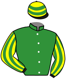 casaque portée par Andrieux T. jockey du cheval de course LASCA DE THAIX, information pmu ZETURF