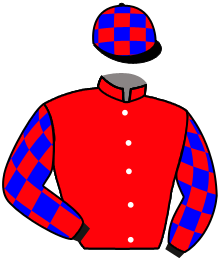 casaque portée par Guyon M. jockey du cheval de course AMARHALEN, information pmu ZETURF
