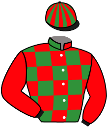 casaque portée par Barzalona M. jockey du cheval de course AVENTINO, information pmu ZETURF