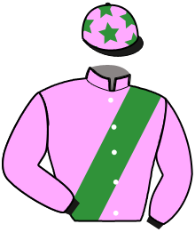 casaque portée par Desmottes A. jockey du cheval de course MAMBO DE CAHOT, information pmu ZETURF