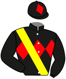 casaque portée par Michel Mlle Mic. jockey du cheval de course RED COUNTESS, information pmu ZETURF