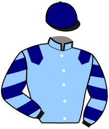 casaque portée par Piton J. Ch. jockey du cheval de course KORLY MONTAVAL, information pmu ZETURF