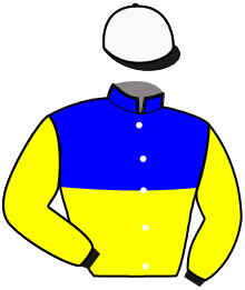 casaque portée par D'haenens N. jockey du cheval de course I AM A FAN, information pmu ZETURF