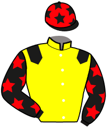 casaque portée par Cabos V. jockey du cheval de course KEROZEN DU VIVIER, information pmu ZETURF