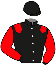 casaque portée par Charlot M. X. jockey du cheval de course KEZIA D'ARGENVIERE, information pmu ZETURF