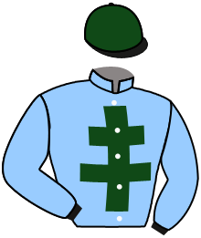 casaque portée par Meury G. jockey du cheval de course JESS LIVERMORE, information pmu ZETURF