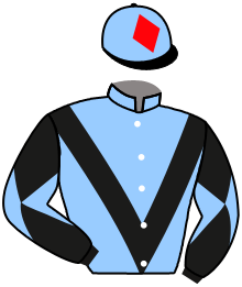 casaque portée par Defontaine Q. jockey du cheval de course SHERZAL, information pmu ZETURF