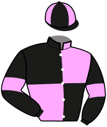 casaque portée par Piriou Mme Aga. jockey du cheval de course HOOLIGAN, information pmu ZETURF