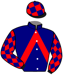 casaque portée par Mathias-maisonnette Mme Tam. jockey du cheval de course GUEPARD GRIFF, information pmu ZETURF