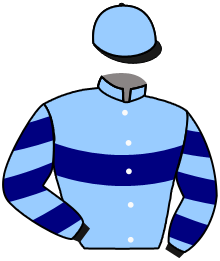 casaque portée par Zuliani L. jockey du cheval de course ECHO DE CHAMPDOUX, information pmu ZETURF