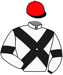 casaque portée par Le Clerc B. jockey du cheval de course KALIBRE, information pmu ZETURF