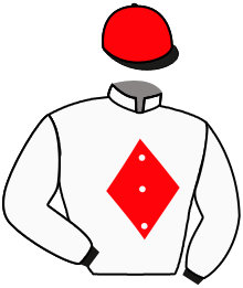 casaque portée par Chesneau A. jockey du cheval de course CARGO DE NUIT, information pmu ZETURF
