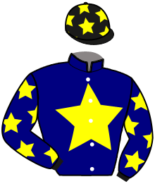 casaque portée par Michel Q. jockey du cheval de course KALINKA DU HOME, information pmu ZETURF