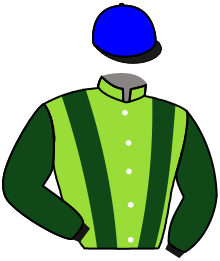 casaque portée par Grosso Mlle L. jockey du cheval de course TOILE DE MAI, information pmu ZETURF