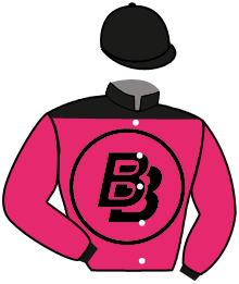 casaque portée par Barzalona M. jockey du cheval de course LE ROI RENE, information pmu ZETURF