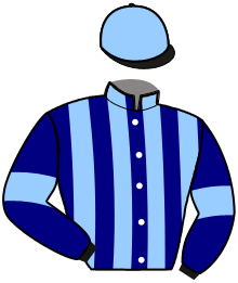 casaque portée par Joseph F. jockey du cheval de course JASTAR, information pmu ZETURF