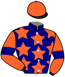 casaque portée par Lamaziere L. jockey du cheval de course LOUISETTE FLEURY, information pmu ZETURF