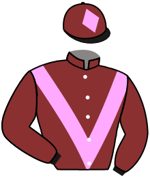 casaque portée par Ohgren E. jockey du cheval de course ANTIKAP DE COUELY, information pmu ZETURF