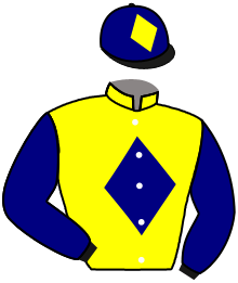 casaque portée par Coupu A. jockey du cheval de course JUAN DU LEMO, information pmu ZETURF