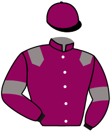 casaque portée par Zuliani A. jockey du cheval de course PROUD LUCY, information pmu ZETURF