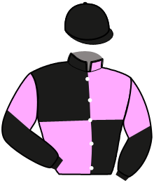 casaque portée par Cabos V. jockey du cheval de course MELODIE DU CORTA, information pmu ZETURF
