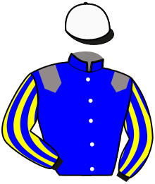 casaque portée par Delestre L. jockey du cheval de course KORALIE, information pmu ZETURF