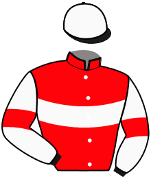 casaque portée par Geray P. jockey du cheval de course GEWURZTRAMINER, information pmu ZETURF