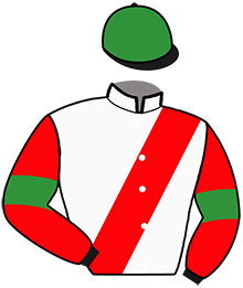casaque portée par Brossard N. R. jockey du cheval de course GATSBY, information pmu ZETURF